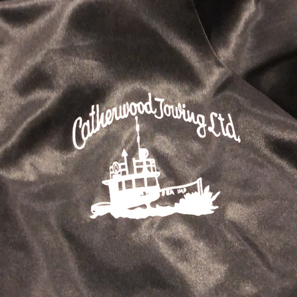 Vintage bomber jacket sateen size small - Picture 3 of 5